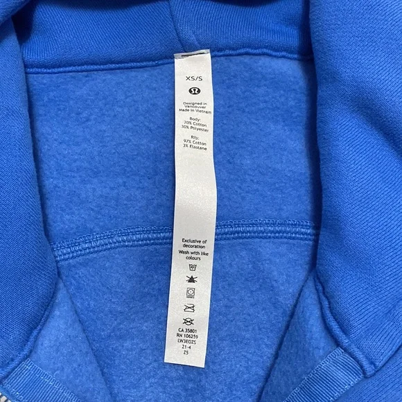 ❌Sold❌ Lululemon Blue Nile Scuba Oversized Full Zip - Picture 5 of 12